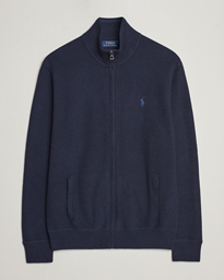  Textured Full-Zip Navy Heather 