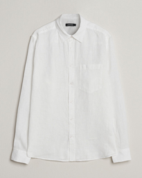  Regular Fit Clean Linen Shirt White