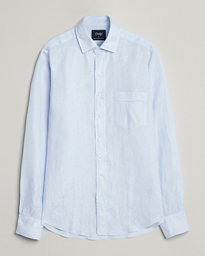 Linen Summer Shirt Sky Blue