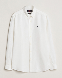  Douglas Linen Button Down Shirt White