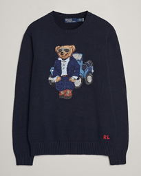  Knitted Bear Sweater Aviator Navy