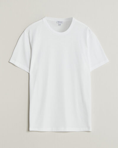 Sunspel Riviera Midweight T-Shirt White