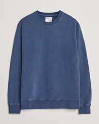  Classic Organic Crew Neck Sweat Neptune Blue