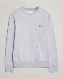  Fox Head Sweatshirt Light Grey Melange