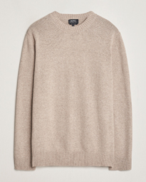 Pull Lucien Wool Knitted Sweater Beige