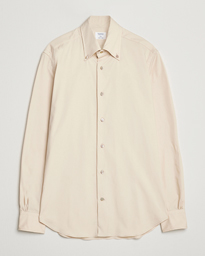  Soft Garment Dyed Button Down Shirt Beige