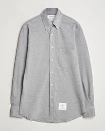  Button Down Piquet Shirt Light Grey