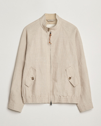  Linen Harrington Jacket Dry Sand