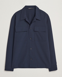  Reid Twill Overshirt Navy