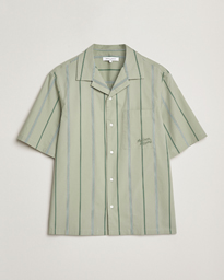  Resort Striped Short Sleeve Shirt Vert De Gris