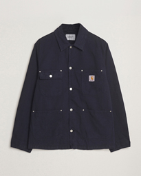  Walter Cotton/Linen Chore Coat Dark Navy