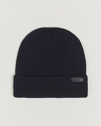  Rib Wool Beanie Navy