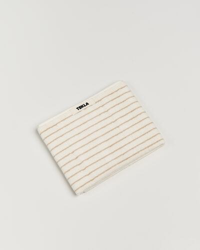 Tekla Organic Terry Hand Towel Sienna Stripes