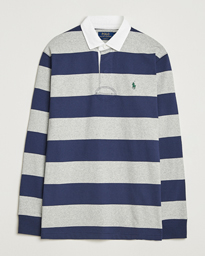  Jersey Striped Rugger Navy/Andover Heather