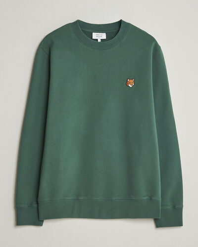 Maison Kitsuné Fox Head Sweatshirt Bottle Green