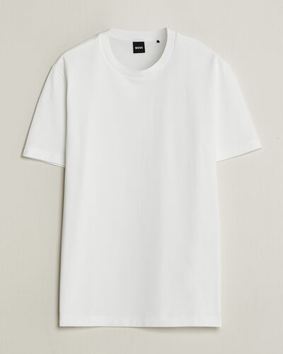 BOSS BLACK Thompson Structured T-Shirt White