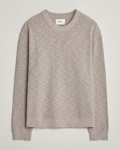 NN07 Russell Cotton Knitted Sweater Moon Dust