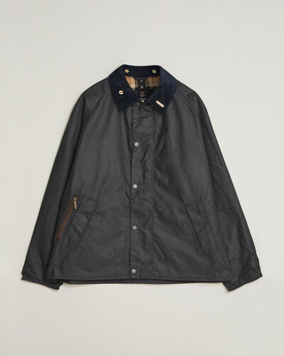 Barbour Lifestyle Icons Transport Wax Jacket Navy