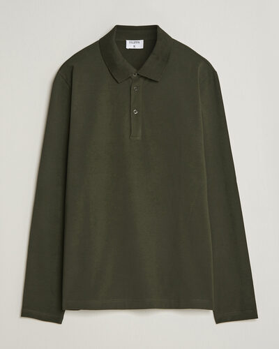 Filippa K Luke Lycra Polo Shirt Night Green