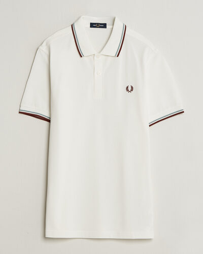 Fred Perry Twin Tipped Polo Shirt Ecru