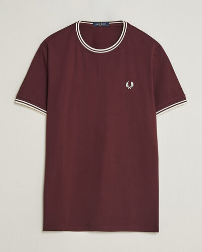 Fred Perry Twin Tipped T-Shirt Oxblood
