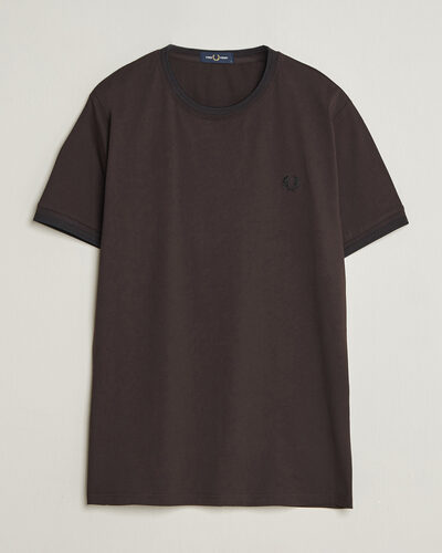 Fred Perry Twin Tipped T-Shirt Rich Brown