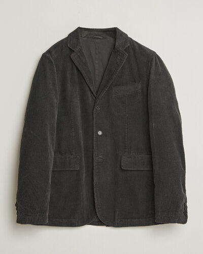 Aspesi Corduroy Blazer Dark Brown
