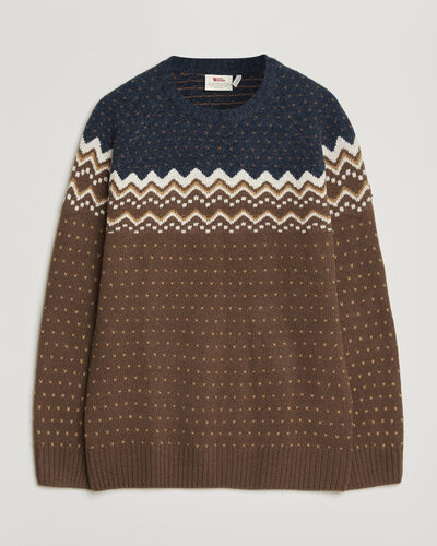 Fjällräven Övik Knit Wool Sweater Dark Oak