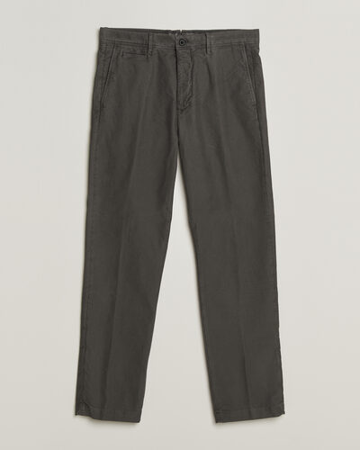 Incotex Regular Fit Garment Dyed Slacks Dark Grey