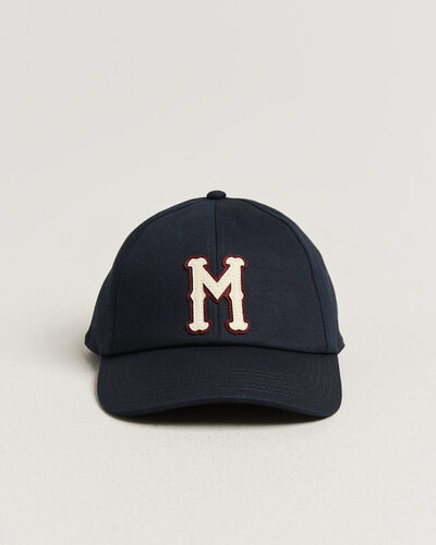 Moncler College Logo Baseball Cap Navy