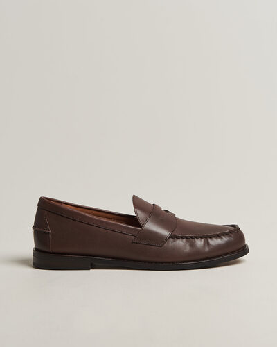 Polo Ralph Lauren Alston Penny Leather Loafers Dark Brown