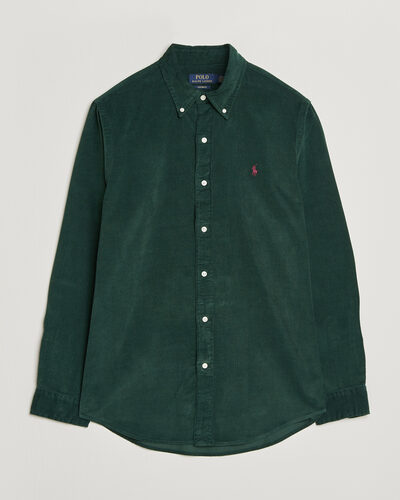 Polo Ralph Lauren Custom Fit BD Corduroy Shirt Moss Agate