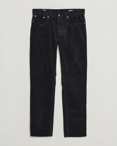 Gant Regular Fit Corduroy 5-Pocket Pants Black