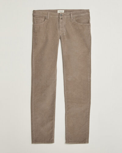 Jacob Cohën Nick Slim Fit Cotton Trousers Grey