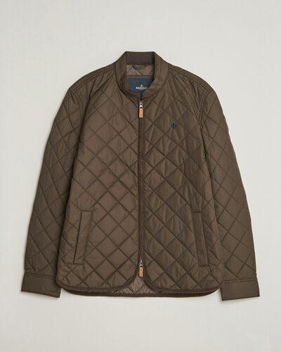 Morris Teddy Quilted Jacket Brown