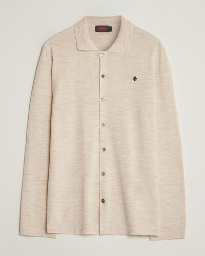 Morris Merino Shirt Cardigan Off White