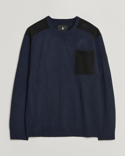 Sail Racing Spine Wool Knitted Sweater Dark Navy