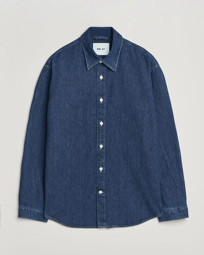 NN07 Casper Denim Overshirt Medium Indigo