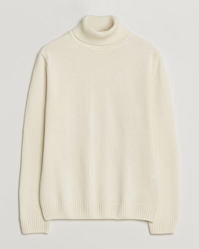 Stenströms Brushed Merino Rollneck Off White