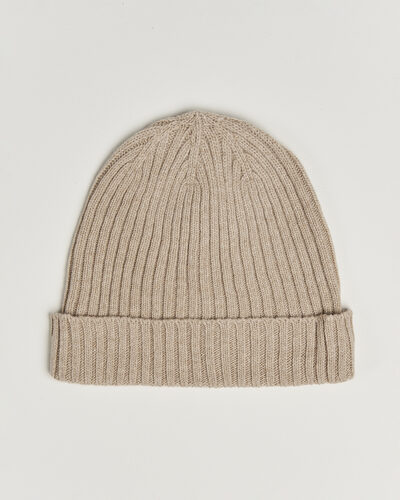 Stenströms Brushed Merino Beanie Beige