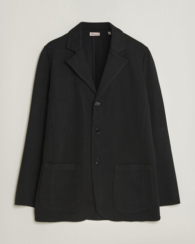 Stenströms Milano Knitted Merino Blazer Black