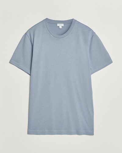 Sunspel Riviera Midweight T-Shirt Powder Blue
