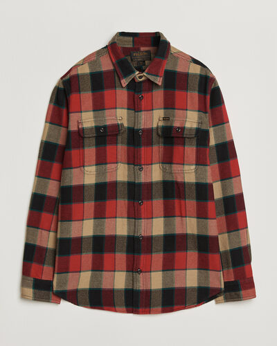 Filson Vintage Flannel Work Shirt Red/Cream