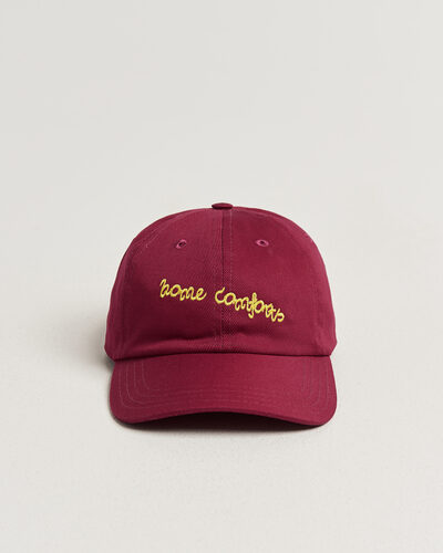 Drake's Home Comforts Twill Baseball Cap Red