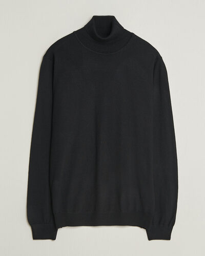 Filippa K Merino Knitted Turtleneck Black