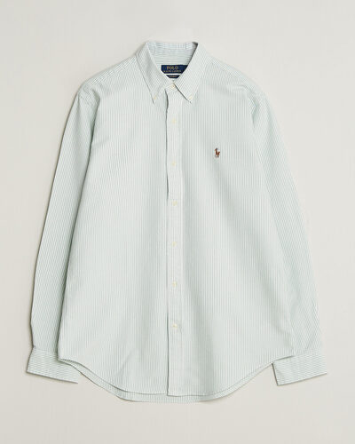 Polo Ralph Lauren Custom Slim Fit Oxford Shirt Pistachio/White