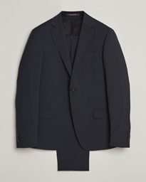 Edmund Wool Stretch Suit Black