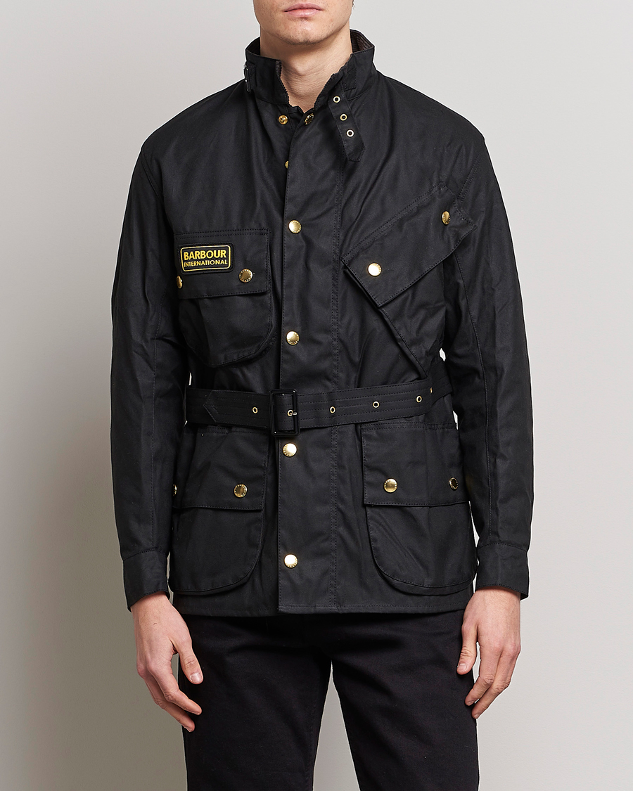 Herre | Voksede jakker | Barbour International | International Original Jacket Black