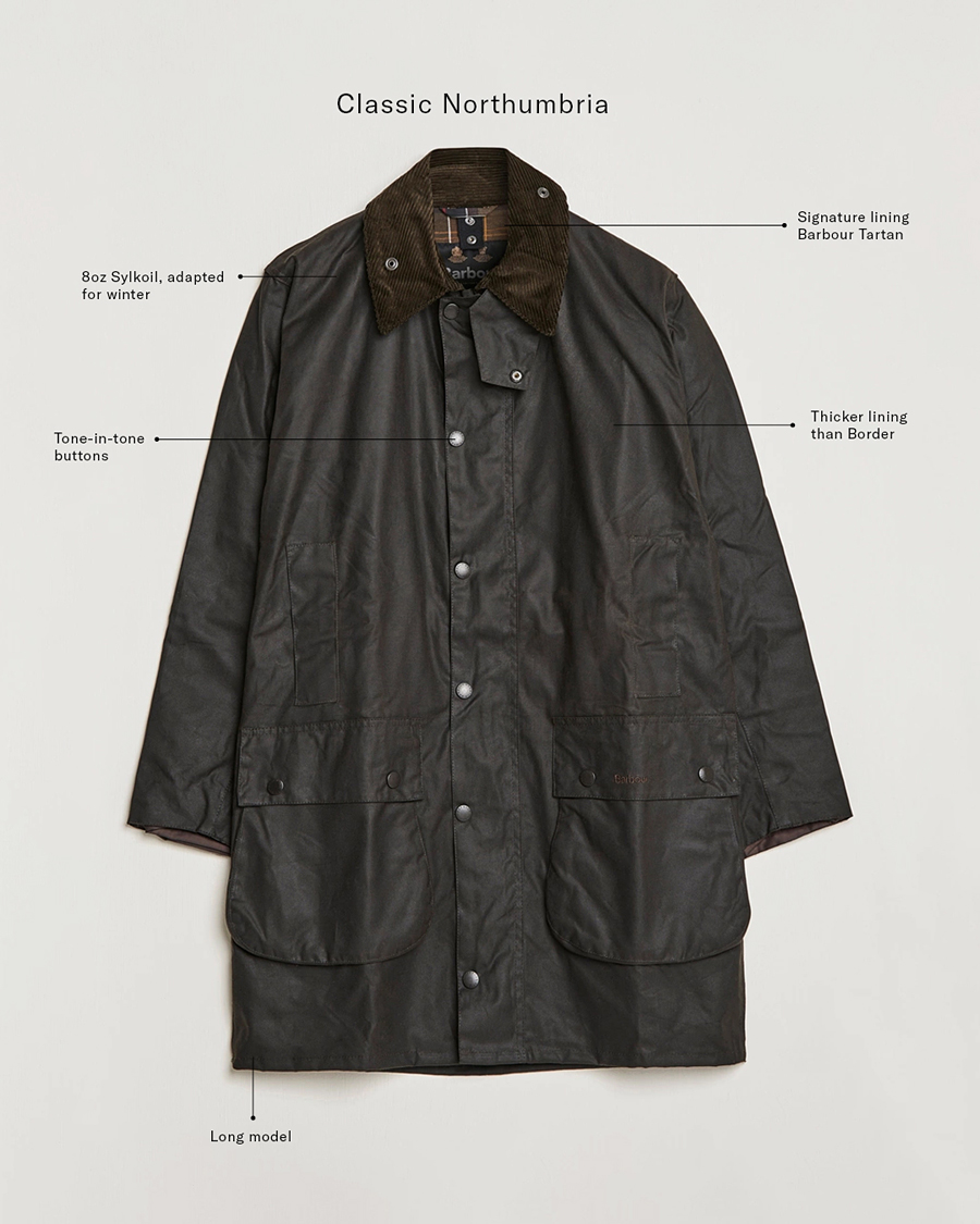 Herre | Jakker | Barbour Lifestyle | Classic Northumbria Jacket Olive