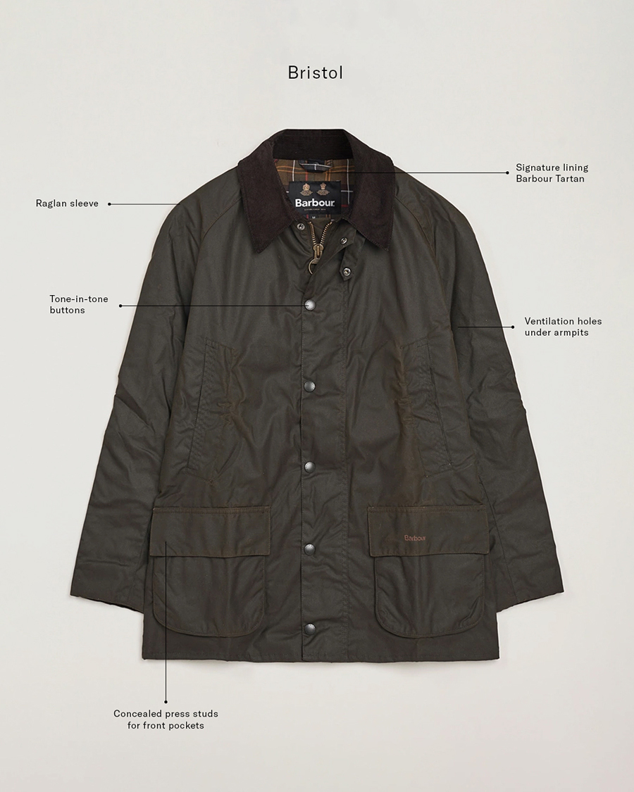 Herre | Jakker | Barbour Lifestyle | Bristol Jacket Olive
